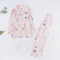 Img 4 - Pajamas Women Cotton Sleeve Length Pants Sets Thin Plus Size Loungewear