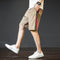Casual Shorts Men Summer Korean Trendy Loose Chequered Pants All-Matching Mid-Length Jodhpurs Outdoor Beach Shorts