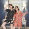 Couple Pajamas Women Summer Silk Short Sleeve Men Plus Size Replica Loungewear Sleepwear