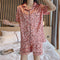 Pajamas Women Summer Short Sleeve Ice Silk Korean Cardigan Adorable Thin Sets Replica Loungewear Pants