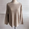 IMG 107 of Popular Tube Bare Shoulder Loose Sweater Women Solid Colored INS Tops Outerwear