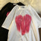 Img 3 - Korea Trendy Heart Shaped Short Sleeve T-Shirt Women Summer Loose Student Tops