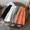 Img 1 - High Waist Mid-Length Outdoor Jogging Gym Shorts Women Summer Loose Slim-Look Straight Casual Wide Leg Pants ins Pants