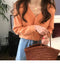 IMG 110 of Sweater Women Loose All-Matching Lazy Cardigan French Tops Demure Outerwear