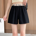 Img 2 - Shorts Women Cotton Summer Loose Pants Slim Look Elastic Waist Casual Outdoor
