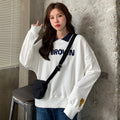 Img 2 - Polo Tee Women White Sweatshirt Thin Korean Popular insLong Sleeved Tops