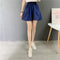 Img 1 - Summer Shorts Japanese Cotton Blend Slim Look Elegant Non Belt Loose High Waist Wide Leg Pants