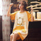 Pajamas Women Summer Thin Cotton Pyjamas Korean Sweet Look Adorable Student Casual Home Plus Size Loungewear Sleepwear