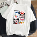 Img 8 - Short Sleeve T-Shirt Summer Round-Neck Women INS Korean Loose Trendy Mickey Mouse Cartoon Tops