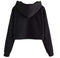 Img 9 - Europe Short Hooded Sweatshirt Women Trendy Casual Long Sleeved insLazy