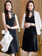 IMG 111 of White Blazer Women Summer Thin Uniform Dress Suit Sets Two-Piece Outerwear