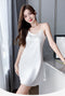 Img 7 - Strap Pyjamas Women Summer Thin Sexy Replica Dress Pajamas Silk Plus Size Loungewear