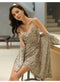 IMG 104 of Silk Strap Pajamas Women Leopard Stripes Sets Loungewear Sexy Pyjamas Summer Sleepwear