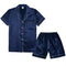 Img 5 - Popular Replica Pajamas Women Summer Sexy Cardigan Short Sleeve Shorts Plus Size Sets Loungewear