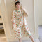 Pyjamas Women Summer Short Sleeve Versatile One-Piece Pajamas Skorts Loose Plus Size Student Adorable Dress Loungewear Sleepwear