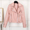 Jacket Women Korean Bike PU Slim Look Short Cardigan Outerwear