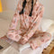 Img 1 - Pajamas Sets Women All-Matching Adorable Outdoor Loose Popular Loungewear Two-Piece Long Sleeved Tops