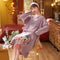 Cotton Pajamas Women Pyjamas Sleeve Length Adorable Doll Collar Princess Loose Plus Size Sleepwear