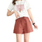 Img 5 - Thin Outdoor Casual Cotton Blend Women Pants Loose Track Shorts High Waist Straight Plus Size Slim Look Harem