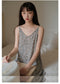 IMG 109 of Pajamas Summer Sets Women Student Korean Loose Adorable Princess Strap Pyjamas Sweet Look Sleeveless Loungewear Sleepwear