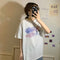 IMG 116 of Summer Korean Loose BFHarajuku Mid-Length Short Sleeve T-Shirt Women Student Tops ins T-Shirt