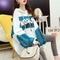 Cotton Japanese Vintage Hooded Sweatshirt Women Color-Matching Alphabets INS Tops Outerwear