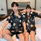 Couple Pajamas Women Summer Silk Short Sleeve Men Plus Size Replica Loungewear Sleepwear