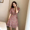 Img 1 - Dress Women Summer Korean Fairy Look Slimming Floral A-Line INS Women Young Look Western Slim-Look Dress