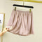 Img 11 - Shorts Women Summer High Waist Drape Plus Size Wide Leg Pants Outdoor Thin Solid Colored Pajamas Culottes Pants