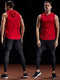 Sporty Sleeveless Hooded Sweatshirt Men Casual Tank Top Summer Outdoor T-Shirt Slim Look Tank Top