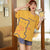 Img 2 - Pajamas Women Summer Cotton Short Sleeve Shorts Loungewear Loose Plus Size Sets