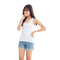 Img 5 - Summer Women Cotton Solid Colored Camisole Korean Slim Look Bare Back Fresh Looking Casual Camisole