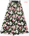 Img 5 - Europe Pleated Floral Skirt Chiffon Summer Skirt