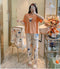 IMG 140 of Hot sale in Southeast AsiaPopular Pajamas Women Summer Three-Piece Short Loungewear Sleepwear