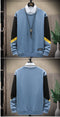 IMG 108 of Long Sleeved Sweatshirt Teens Spliced Tops Outerwear