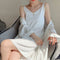 Img 2 - Pajamas Women Sexy Silk Summer Thin Lace Strap Pyjamas Two-Piece Sets Pad