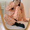 IMG 108 of Pajamas Women Long Sleeved Cardigan Two-Piece Sets Japanese insStrawberry Adorable Student Loungewear Outdoor Sleepwear