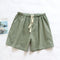 Summer Thin Cotton Couple Shorts Men Women Home Pants Minimalist Loose Short Pajamas Sleepwear