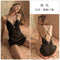 Sexy Pajamas Women Summer Thin Padded Silk Bare Back Lace Strap Pyjamas Sleepwear