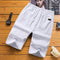 Img 3 - Young knee length Men Loose Casual Pants Summer Sporty Cropped Trendy Beach
