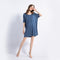 IMG 116 of Summer Casual Pyjamas Mid-Length Modal Pajamas Women Home Trendy Spliced Sleepwear