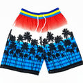 Img 15 - Summer Beach Pants Men Loose Coconut Trees Casual Bermuda Plus Size Quick-Drying Surfing Shorts