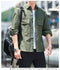 IMG 119 of Cotton Loose Long Sleeved Shirt Trendy Young Cargo Outerwear