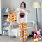 Pajamas Three-Piece Women Summer Sets Loose Short Sleeve Shorts Long Pants Plus Size Cartoon Korean Loungewear Sleepwear