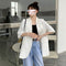 Img 3 - Blazer Women Summer Korean Casual All-Matching Thin Elegant Loose Three-Quarter Length Sleeves Popular Suit