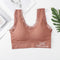 U-Neck Sporty Bare Back Women Flattering Yoga Tank Top Innerwear No Metal Wire Matching Activewear