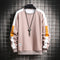 Round-Neck Long Sleeved Sweatshirt Trendy Loose Sporty Outerwear