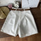 Img 7 - Wide Leg Shorts Women Petite Slim Look All-Matching High Waist Casual Pants iLoose Bermuda
