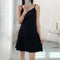 Img 1 - Summer Modal Solid Colored Casual Loose Slip Cami Dress Mid-Length Plus Size Dress