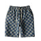 Img 5 - Summer Men Denim knee length Young Trendy Pants Loose Chequered Shorts